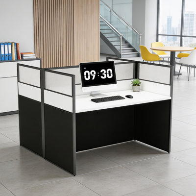 Rectangle 2 Person Cubicle