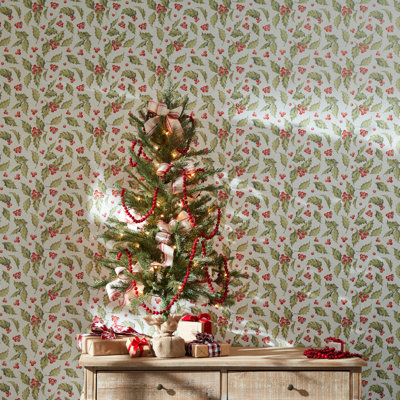 Faux Pine Tree in Burlap Pot Liner