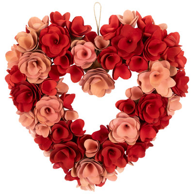 Faux Mixed Assortment Wood 15'' Wreath