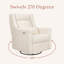 Kiwi Plus Power Recliner and Swivel Glider with Power Adjustable Headrest and USB Port-174831411