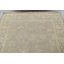 Tapis gris en laine noué à la main de conception unique 5 pi 6 po x 8 pi 1 po Peshawar Chobi