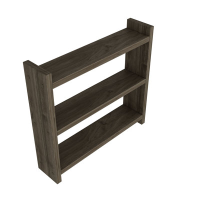 Modern Kitchen Shelf, Walnut Finish, 17.3 x 3.9 x 15.7 inches | 100% Melamine Coated Particle Board, Durable & Stylish | Perfect for Organizing Kitchen Essentials & Enhancing Home Decor