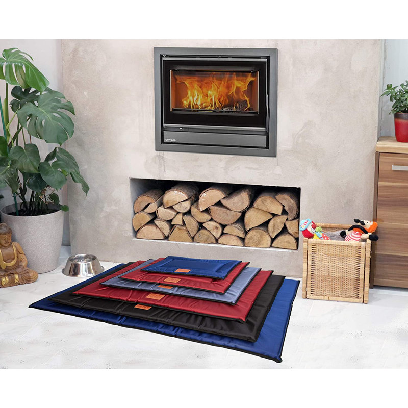 Orthopedic Polyester Pet Bed, Grey, 2.5cm H x 71cm W x 107cm D
