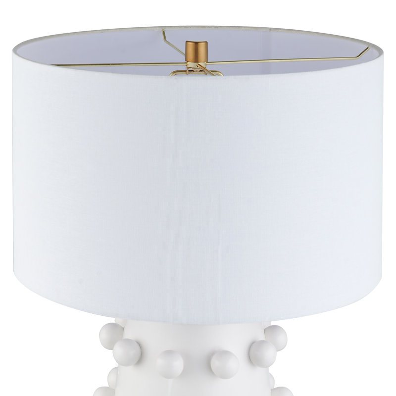 Jacqueline Table Lamp, Matte White
