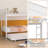 Aafke Twin-Over-Twin Bunk Bed with Trundle,Metal Trundle- W/Safety Rail and Ladder-1644816241