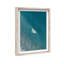 Aquamarine Breath Shadowbox Sports & Sports Teams Print by Oliver Gal, Black Frame, 10 x 15-1313713182-1102838784