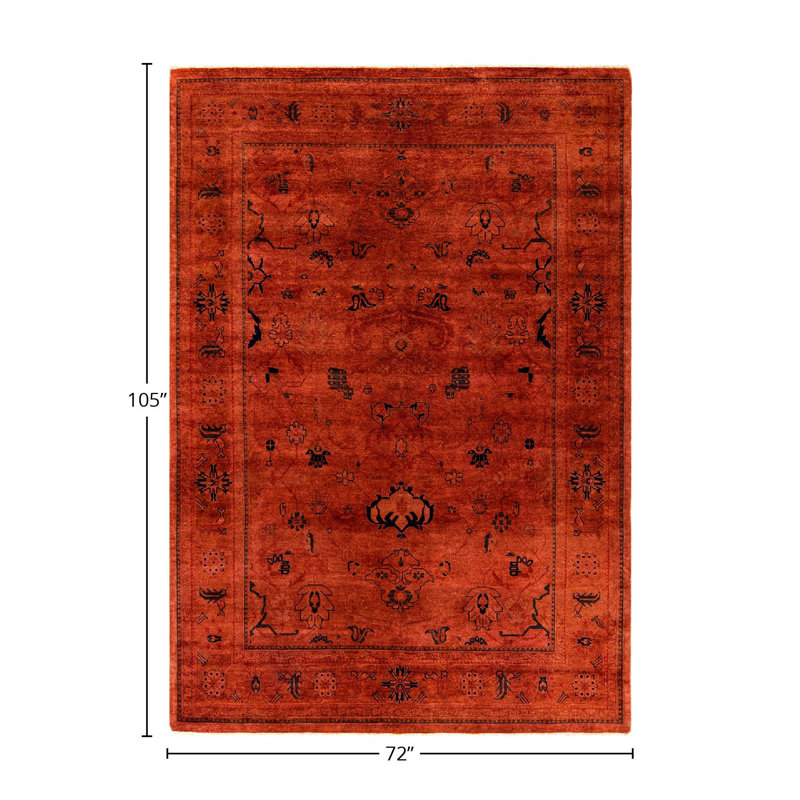 Dalany One-of-a-Kind 6' 0" X 8' 9" Hand Knotted Area Rug
