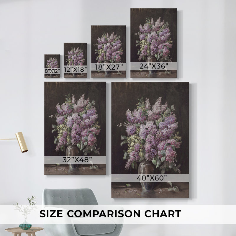 Motif floral rétro CCLXV III - galerie Cavas, H 18 po x l 12 po