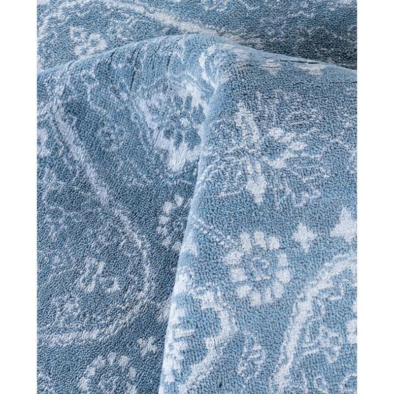 Overdyed One-of-a-Kind 9' 2" X 12' 3" Hand Knotted Area Rug