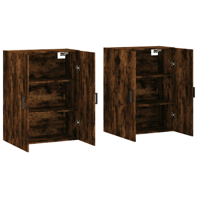 Minahal Bathroom Cabinet, Smoked Oak