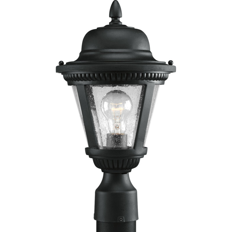 Tête de lanterne à 1 lumière H 16,25 po Rawson, Noir