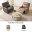 Fauteuil inclinable électrique oscillant Hayes - Taupe-458035308
