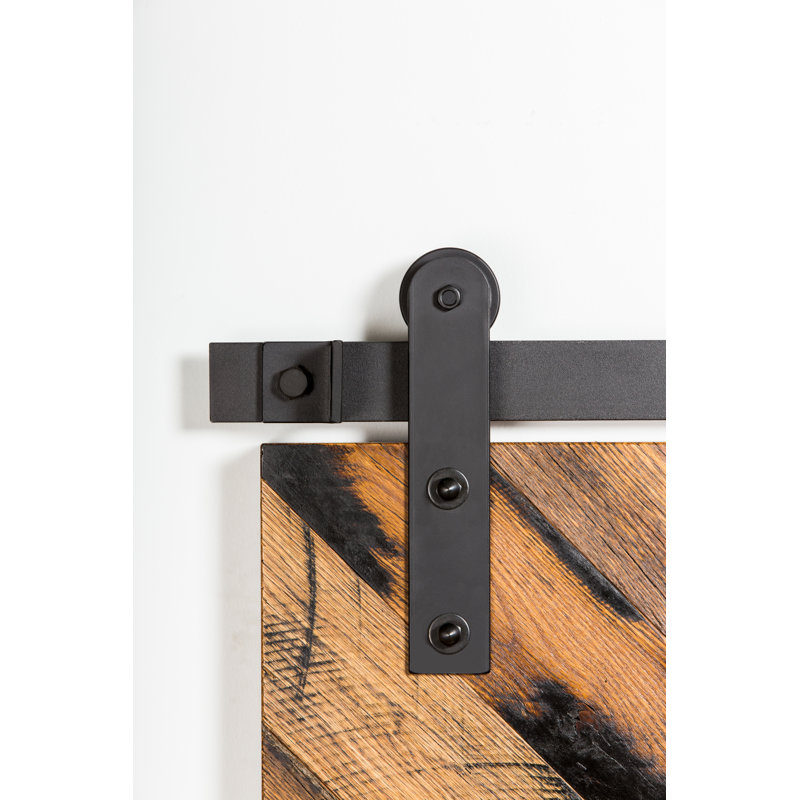 Ensemble de quincaillerie de porte de grange simple standard haut de gamme à profil bas, 60 po