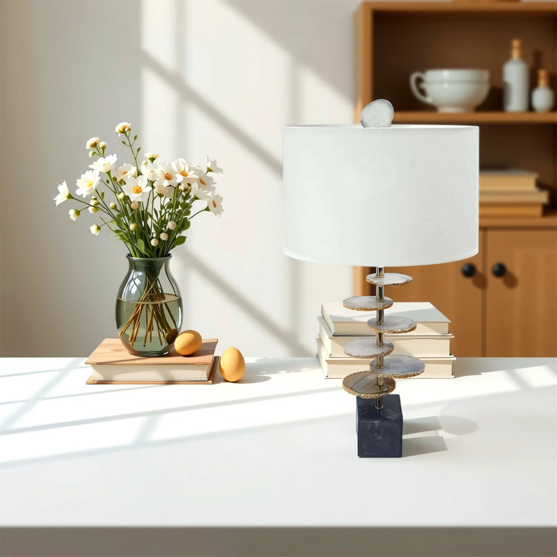 Lampe 14 po x 29,5 po avec abat-jour