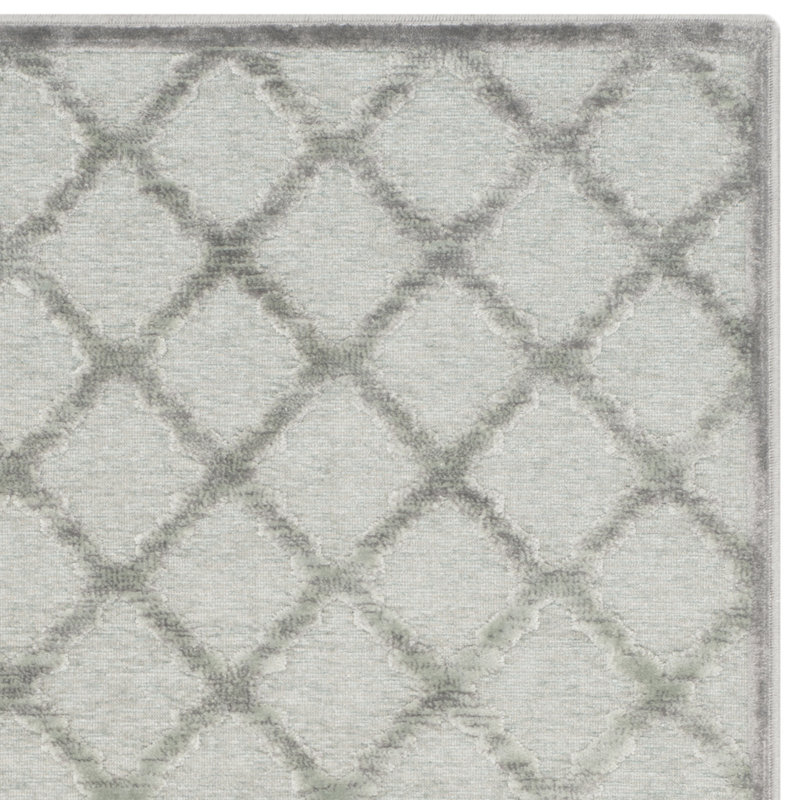 Berloz Performance Geometric Rug, Rectangle 2'7" x 4'
