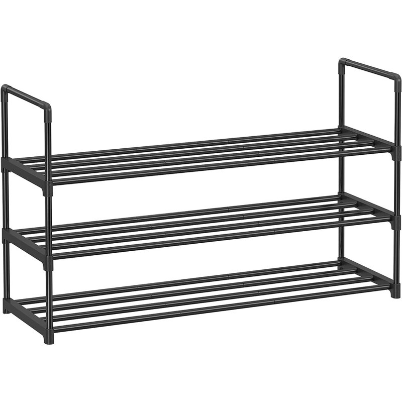 15 Pair Shoe Rack, Black