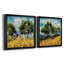 Paysage jaune doux I - cadre photo, reproduction d'art-494023530-495566747-495566751