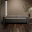 Banc rembourré gris-1937333260