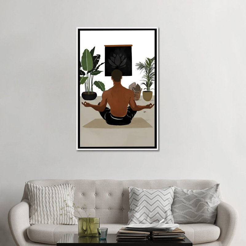 « Focus » par Bria Nicole-impression d’art graphique, Pas de tapis, Toile blanche encadrée, H 48 po x l 32 po x P 1,5 po
