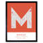Muscat City Map Muscat Oman City Map - Single Picture Frame Typography