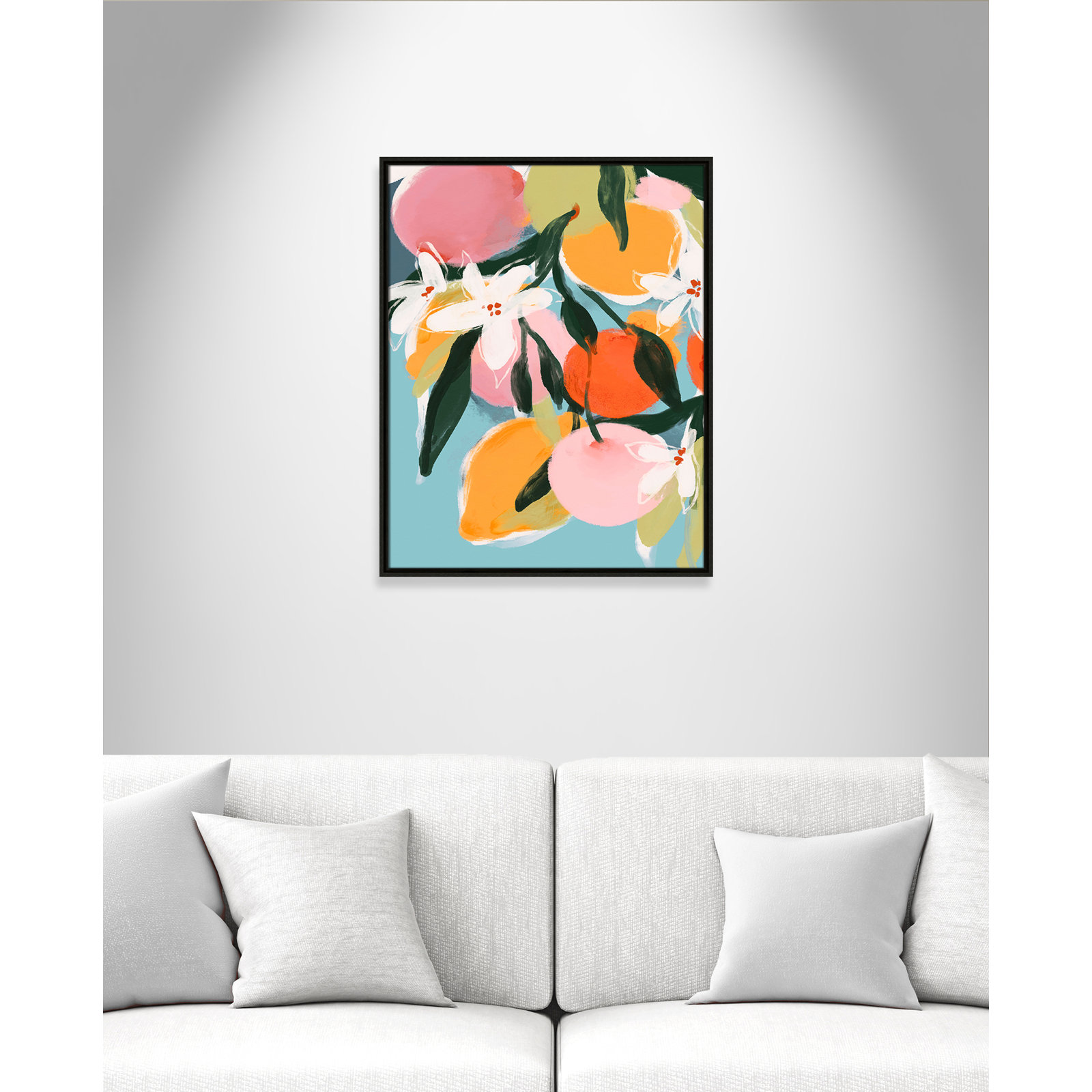Fruity Summer I Print by Treechild, 29.5" H x 23.5" W, Espresso Floater