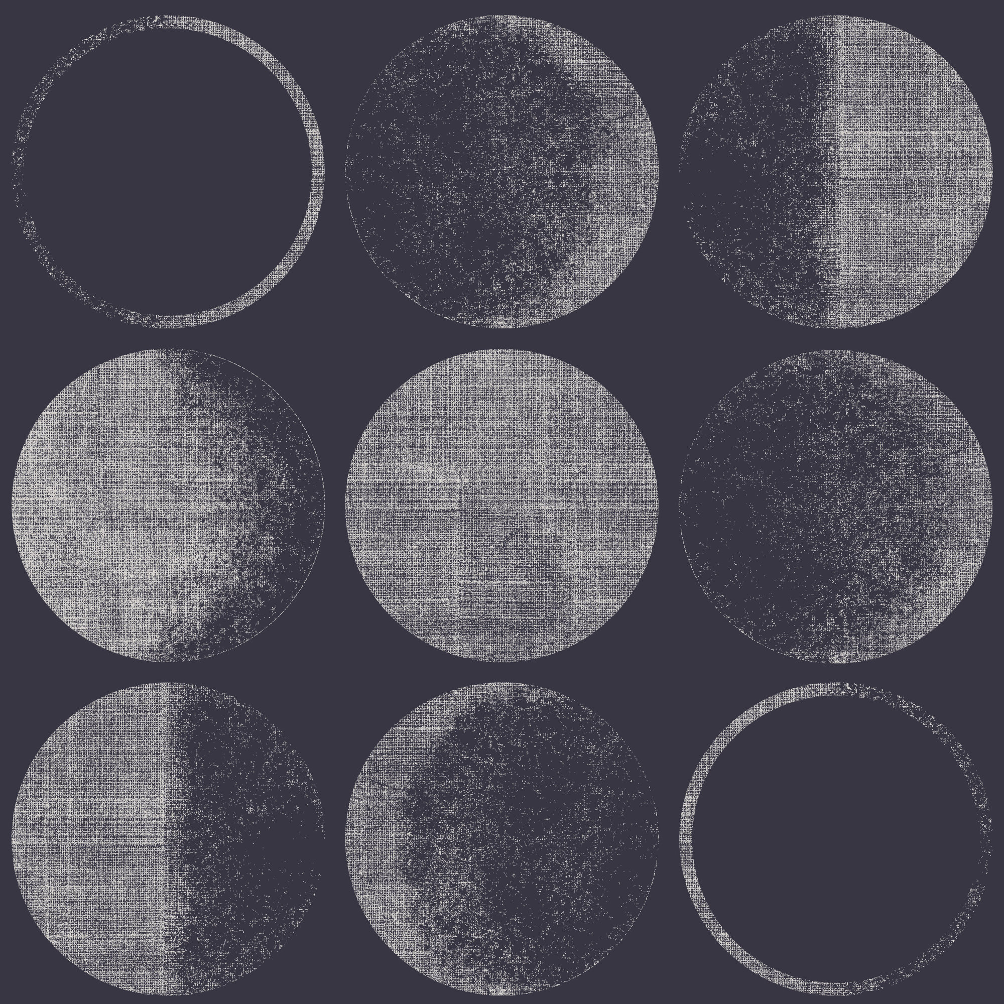Gwendoline Moons Midnight 16.5' L x 20.5" W Peel and Stick Wallpaper Roll, Black/Gray 