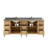 84'' Double Bathroom Vanity with Quartz Top-90698577-92504127