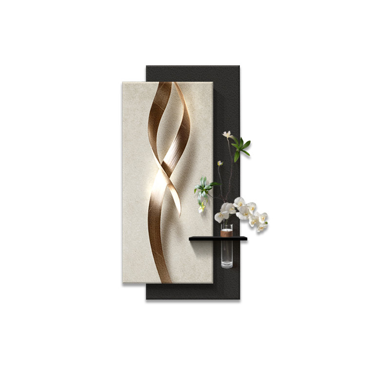 Image murale d'art moderne en grès, H 39,37 po x l 19,69 po