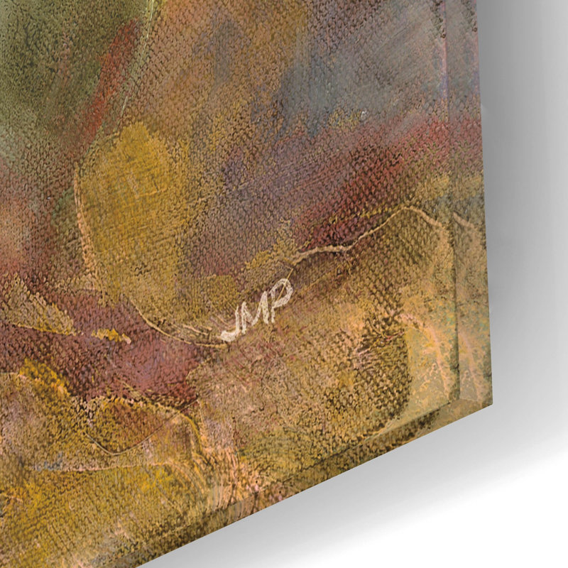  «High Desert 2» par Julia Purinton, art mural en verre acrylique, 12 po x 12 po, H 12 po x l 12 po x P 0,13 po