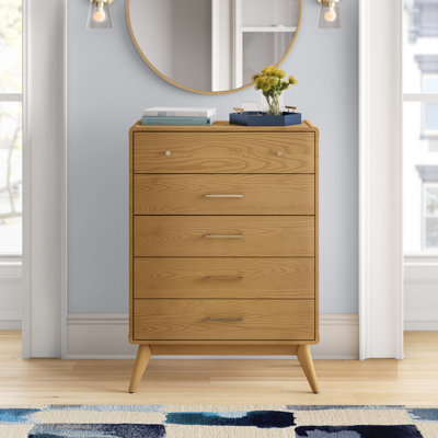 Commode 5 tiroirs Marjori