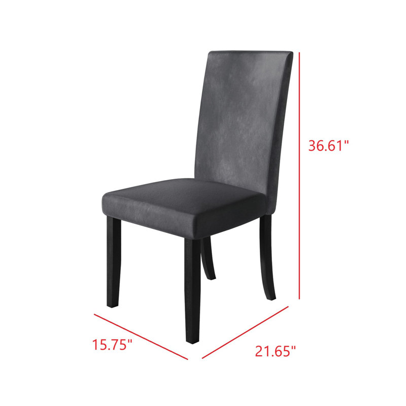 Skokie Dining Chair, Dark Gray