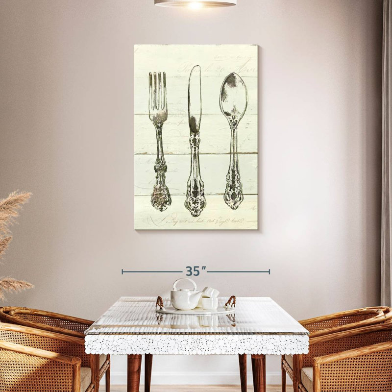Ustensiles de cuisine ornés Senne, H 45 po x l 30 po