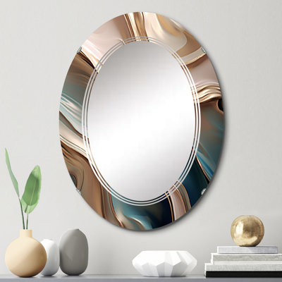 Uleena - Miroir mural moderne ovale