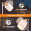 1-Light White Table Lamp