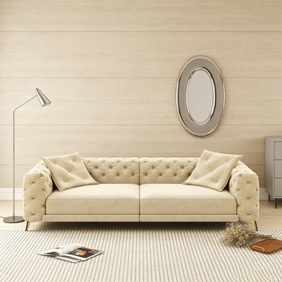 97.7" 3-in-1 Convertible Sleeper Sofa