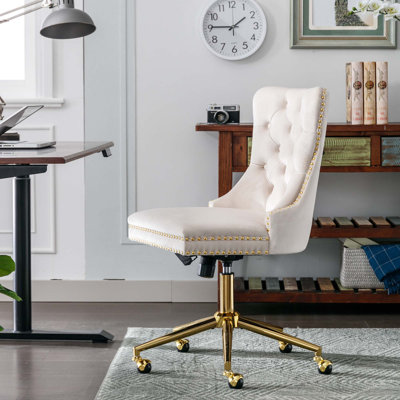 Carpathia Velvet Swivel Side Chair