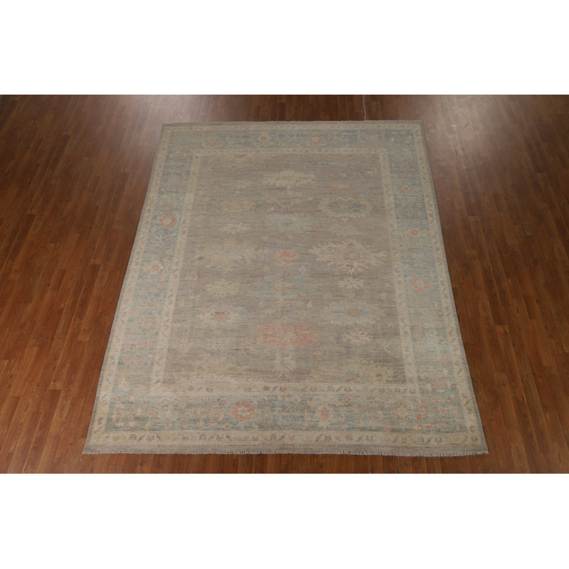 Vegetable Dye Oushak Turkish Area Rug 8x10