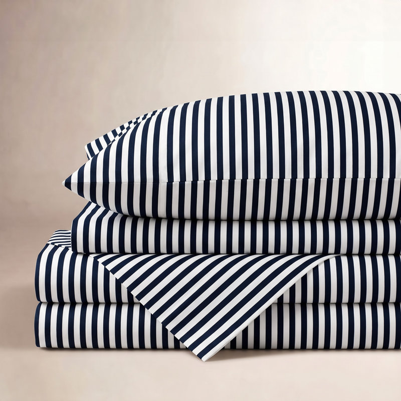 Marimekko Printed Cotton Percale Sheet Sets, Queen, Black/White