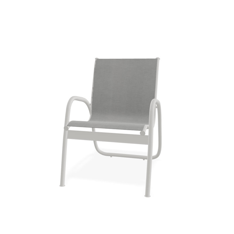Fauteuil de patio Gardenella, Alliage Sunbrella®, Neige texturée