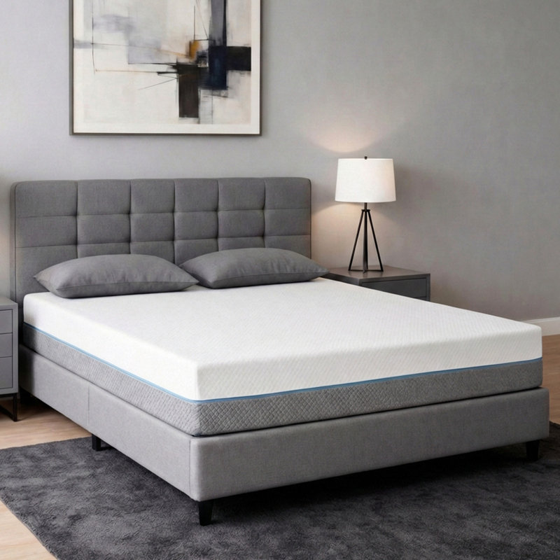Memory Foam Mattress  In A Box, Mattress  For Pressure Relief And Cool Sleep, Medium Fir, 8", Queen