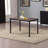 Miceli Marble Top Metal Base Dining Table
