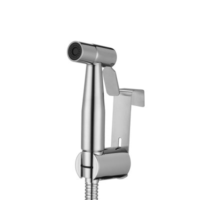 Elongated Hand Held Bidet with Faucet