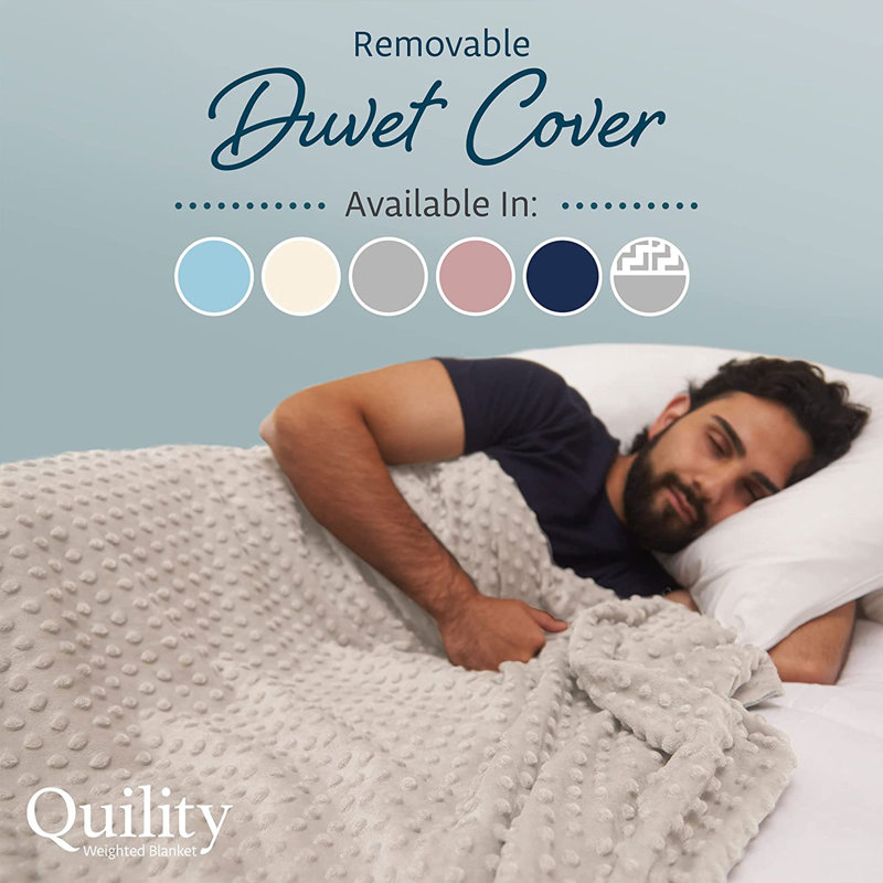 Weighted Throw Blanket, 20, Ivory