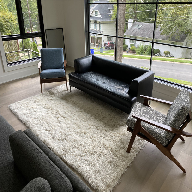 Tapis à poils longs Flokati, Rectangle 9 pi x 12 pi