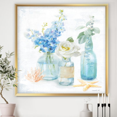 Cottage Florals II - reproduction d'art sur toile