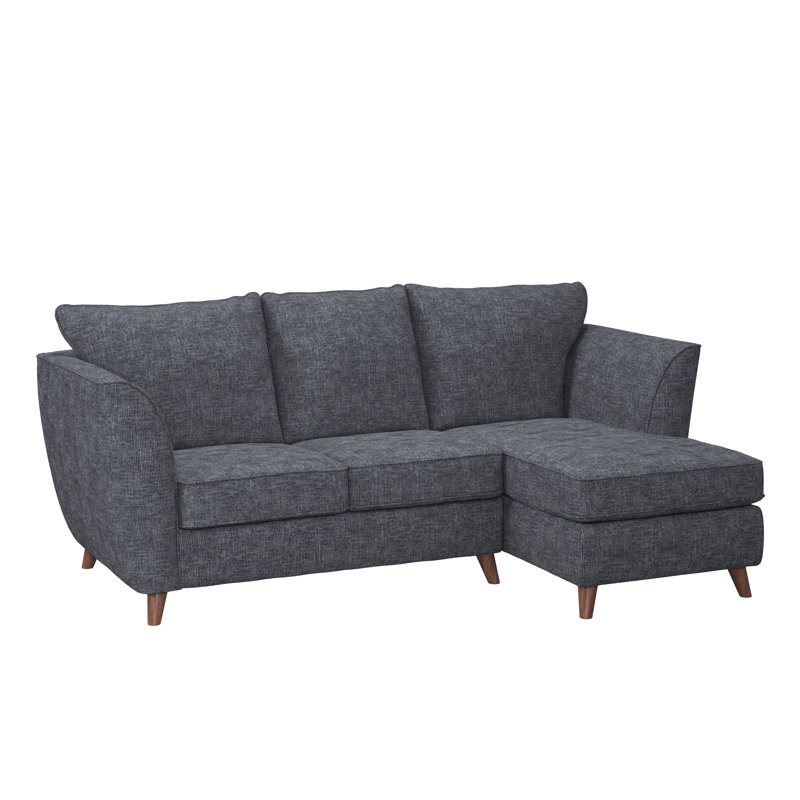 Urbana 3 Seater Chaise - Lh Duckegg , Right Hand Facing, Navy