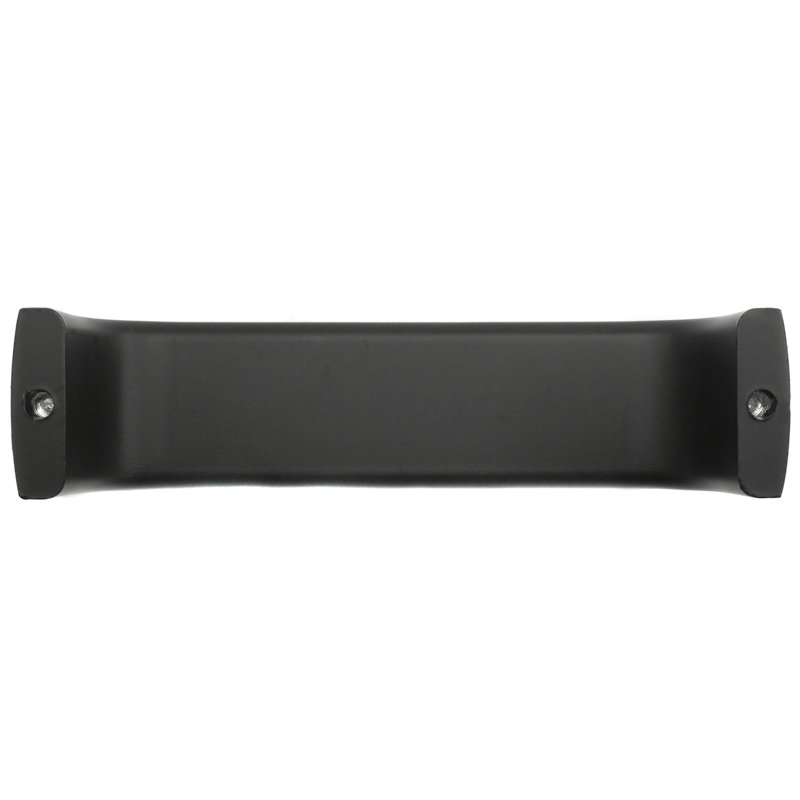 Cup / Bin Pull, 5", Matte Black
