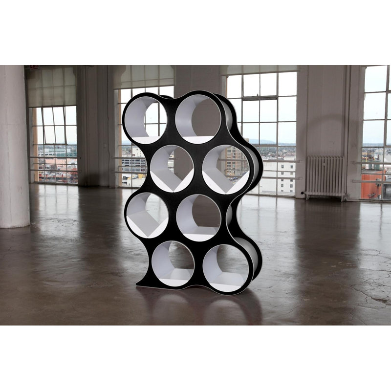 Bibliothèque géométrique BOLLA Pop, 8 tablettes, Noir
