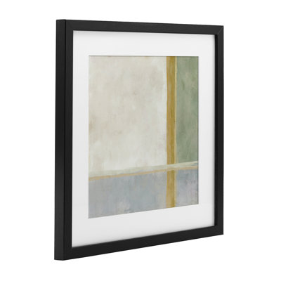 «Neutral Linear Boxes», impression sous verre encadrée, design par J: L Design