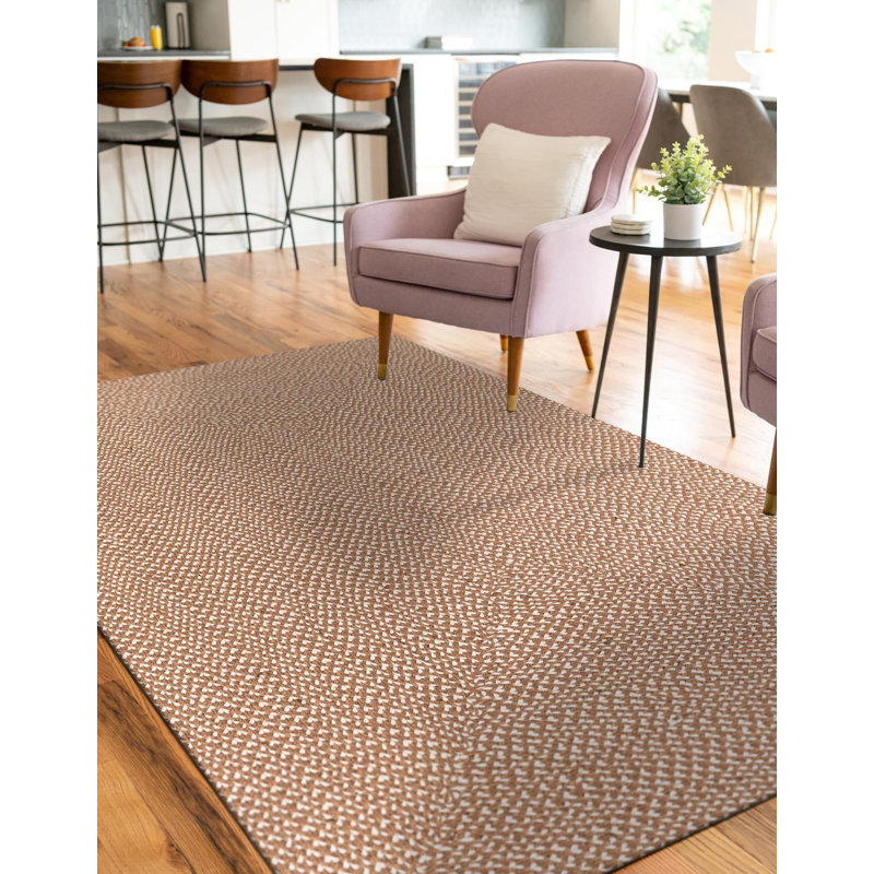 Tapis contemporain brun clair Natura, Rectangle 2 pi x 3 pi 1 po